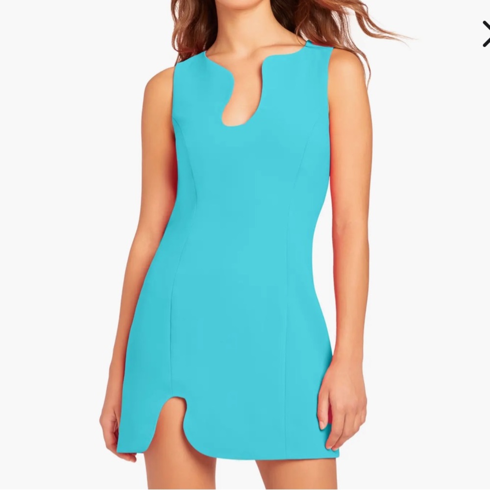 Amanda Uprichard Puzzle Minidress XS Marina Blue